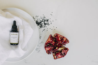 Why we love to use certified organic pomegranate seed oil in our key skin care products.