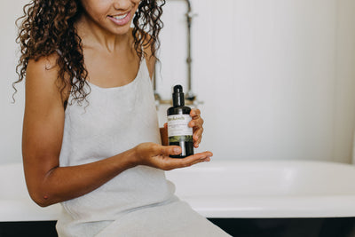 Focus on our Award-Winning Certified Organic Sesame & Frankincense Body Oil